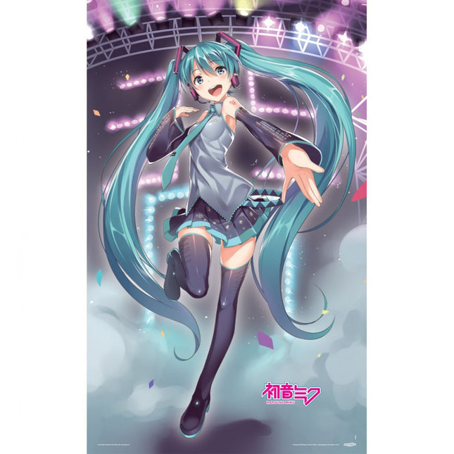 HATSUNE MIKU ON STAGE XL FABRIC POSTER