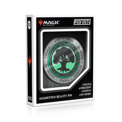 PMTG010 Magic: the Gathering - Green Mana Crest AR Pin