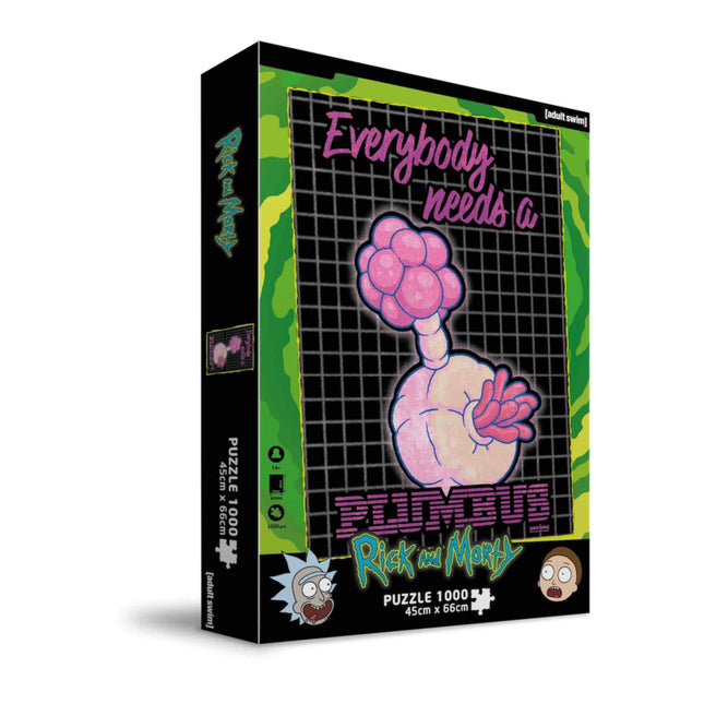 PLUMBUS PUZZLE 1000 Pieces - RICK AND MORTY
