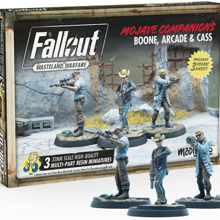 Fallout: Wasteland Warfare - Boone, Arcade and Cass