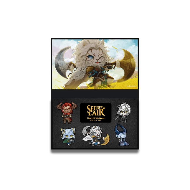PMTGSLSET001 Secret Lair: Li'l Walkers LIMITED AR Pin Set