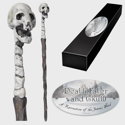 The Noble Collection - Harry Potter: Death Eater Character Wand – Skull