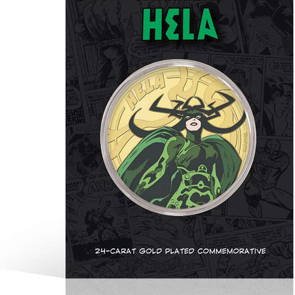 Villains Hela Gold-Plated Commemorative Assorted