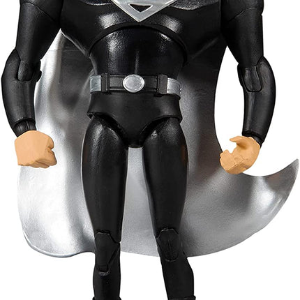 McFarlane - DC Multiverse Superman in Black Suit (Animated Superman) 7"