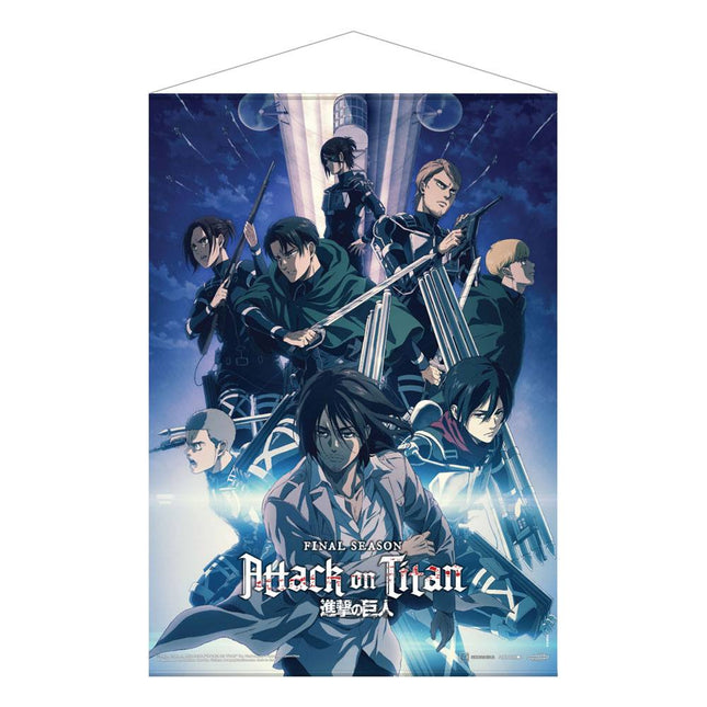 Attack on Titan: The Final Season Part 1, Key Visual 2 Fabric Wall Scroll