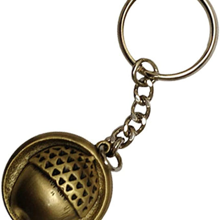 The Hobbit - Bilbo Button Key Ring Bronze, 3cm, NN1266