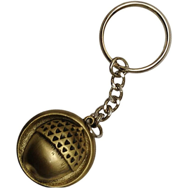 The Hobbit - Bilbo Button Key Ring Bronze, 3cm, NN1266