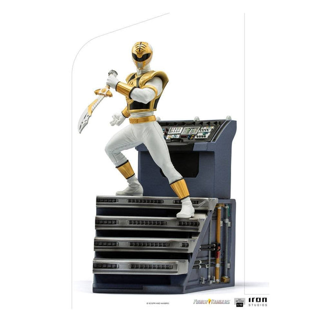MIGHTY MORPHIN POWER RANGERS 1/10 Scale Figure White Ranger
