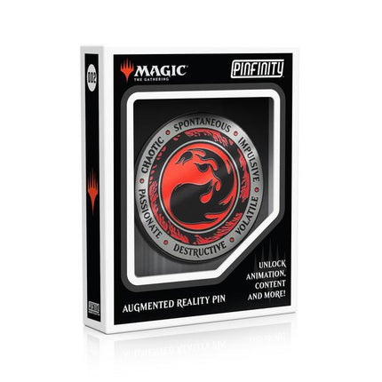 PMTG002 Magic: The Gathering- Red Mana Crest AR Pin
