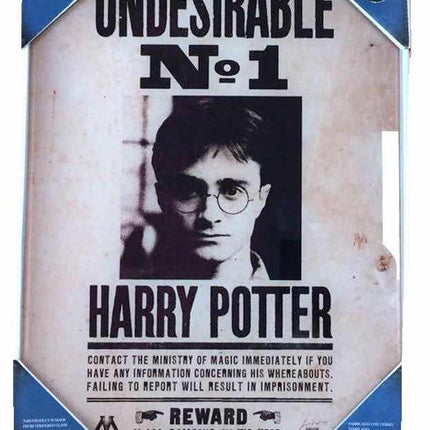 UNDESIRABLE Nº1 GLASS POSTER 30x40 HARRY POTTER