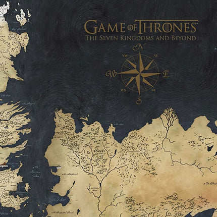 WESTEROS MAP TEMPERED GLASS POSTER GAME OF THRONES