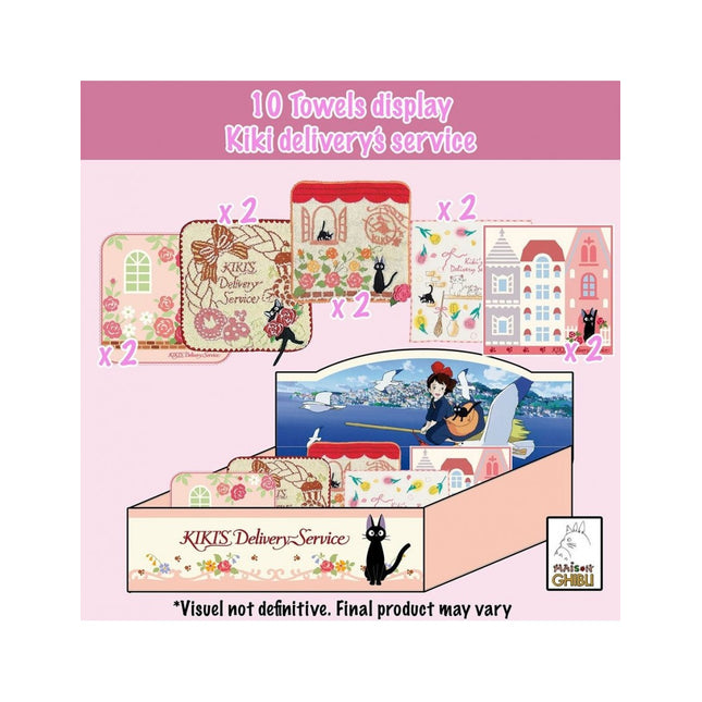 10 towels display - Kiki Delivery Service