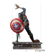 CAPTAIN AMERICA ZOMBIE 1/10 Scale Figure WHAT IF