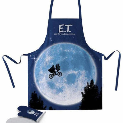 E.T. the Extra-Terrestrial cooking apron with oven mitt