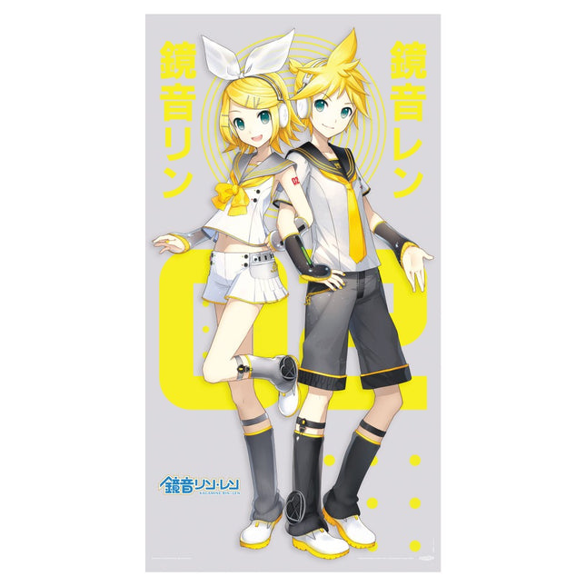 VIRTUAL ARTIST LEN & RIN XL FABRIC POSTER