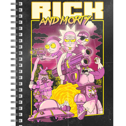 RETRO POSTER NOTEBOOK RICK AND MORTY