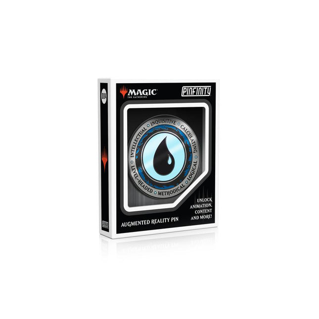 PMTG004 Magic: The Gathering- Blue Mana Crest AR Pin