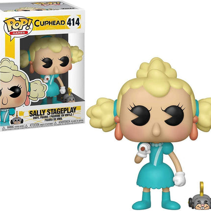 Funko 34474 POP! Cuphead: Sally & Wind Up Mouse Figure