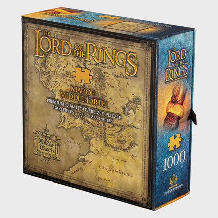 The Noble Collection - Lord of the Rings: Middle Earth Map 1000pc Jigsaw