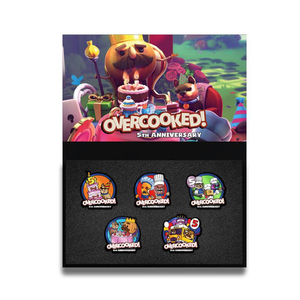 PT17OCSET001 Overcooked 5th Anniversary AR Pin Set