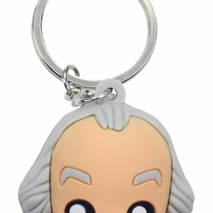 DOC BROWN POKIS KEYCHAIN BACK TO THE FUTURE