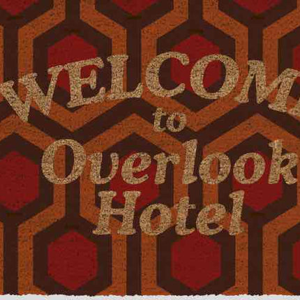 WELCOME TO OVERLOOK HOTEL DOORMAT THE SHINING