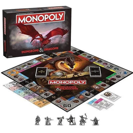 Dungeons and Dragons Monopoly Board Game