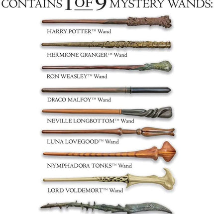 Harry Potter - Mystery Box Wands 9pc CDU Series 1