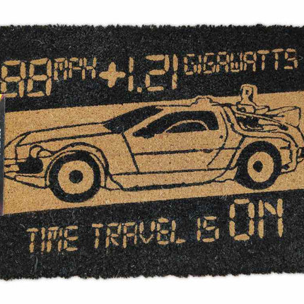 TIME MACHINE DOORMAT 60X40 BACK TO THE FUTURE