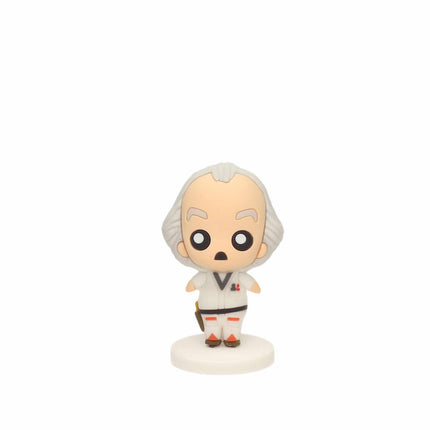 DOC BROWN POKIS FIGURE BACK TO THE FUTURE