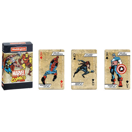 Marvel Comic Retro Waddingtons Number 1 Playing Cards