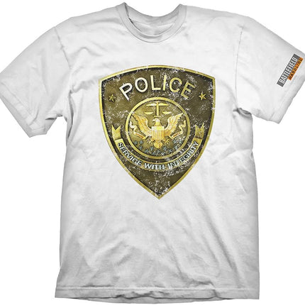 Battlefield Hardline Police T-Shirt - White - Size S