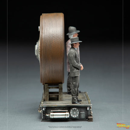 BTTF III Marty and Doc at the Clock Figure