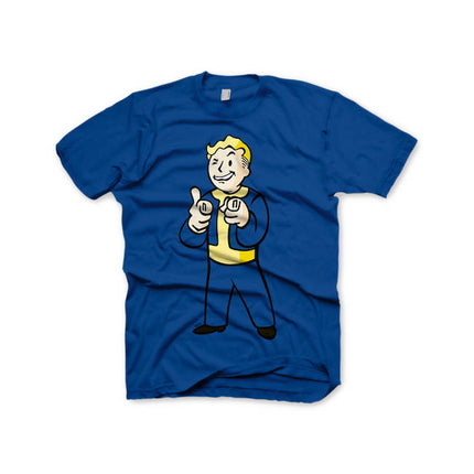 Fallout - Charisma T-Shirt, Blue (Royal Blue), Size Large