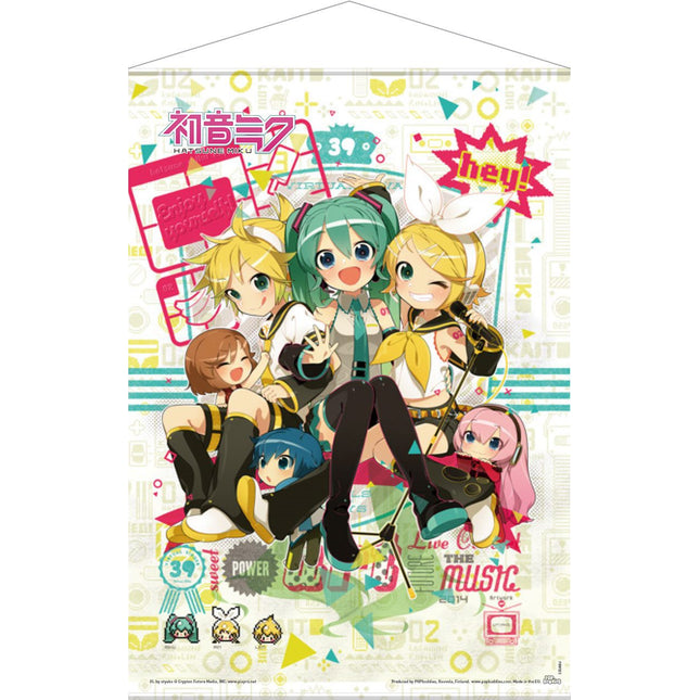 Vocaloid Hey Piapro Characters Wall Scroll / Tapestry