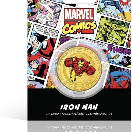 Classic Heroes: Iron Man Gold-Plated Commemorative Assorted
