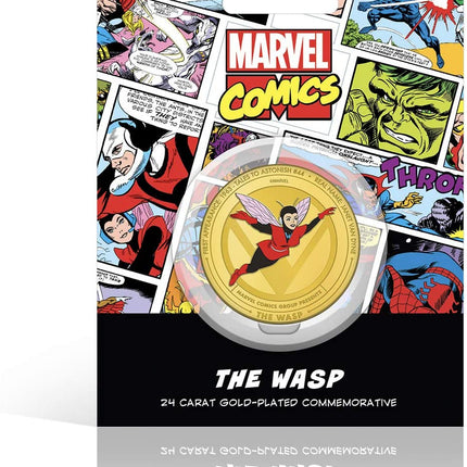 Classic Heroes: The Wasp Gold-Plated Commemorative Assorted