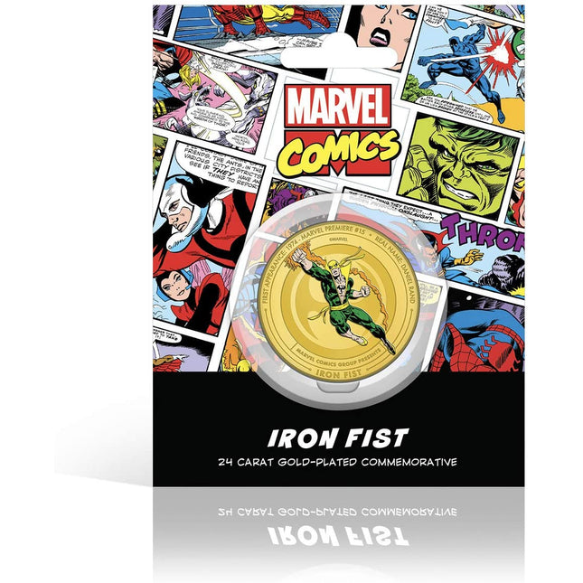 Classic Heroes: Iron Fist Gold-Plated Commemorative Assorted
