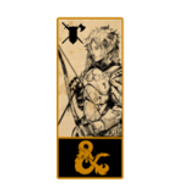 PDD026 Dungeons & Dragons : Fighter AR Pin