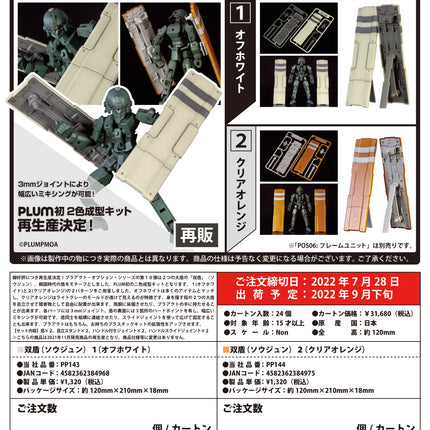 PLA ACT・OPTION・SERIES10: TWIN SHIELD Clear orange(Renewal re-run)