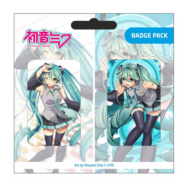 Hatsune Miku (Art by Masami Chie) Badge Pack