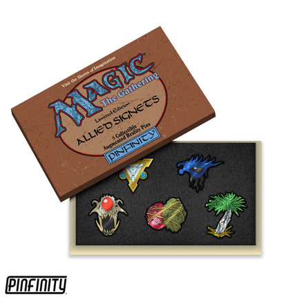 PMTG021 + PMTG031 Magic: The Gathering Limited Edition Allied & Enemy Signet Set Double Pack