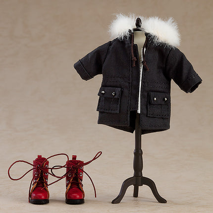 Nendoroid Doll Warm Outfit Set: Boots & Mod Coat (Black)