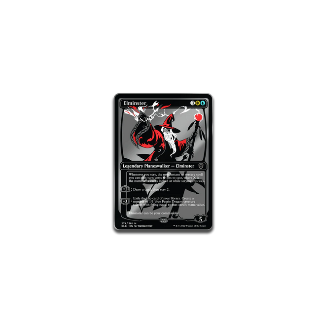 PMTG051 Magic: The Gathering - D&D Commander Legends Battle for Baldur's Gate - Limited Edition Elminster AR Pin